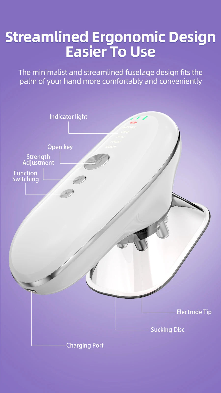 Cellulite Removal Machine for Face Belly Arms Legs Waist