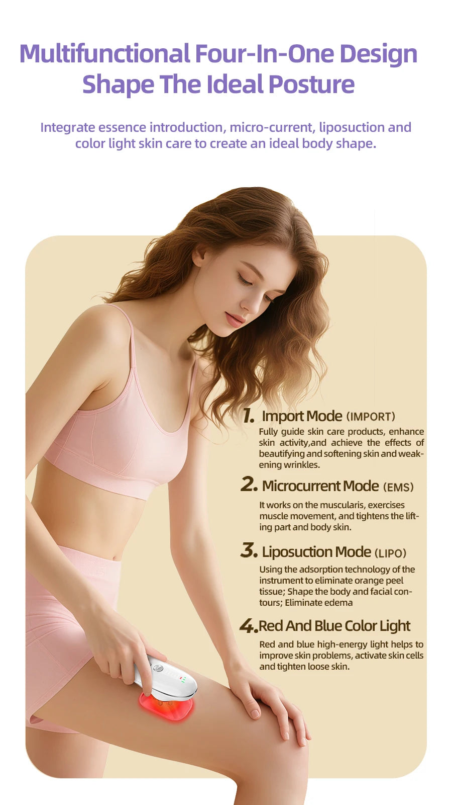 Cellulite Removal Machine for Face Belly Arms Legs Waist