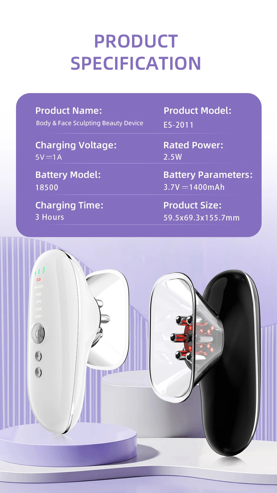 Cellulite Removal Machine for Face Belly Arms Legs Waist