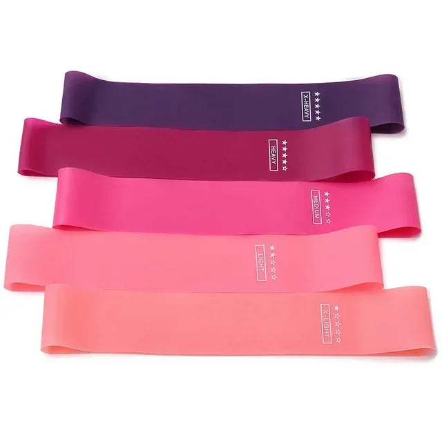 Portable Fitness Workout Equipment Rubber Resistance Bands