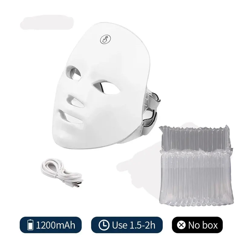 Face Mask LED Repair Skin Beauty Machine Wireless Use