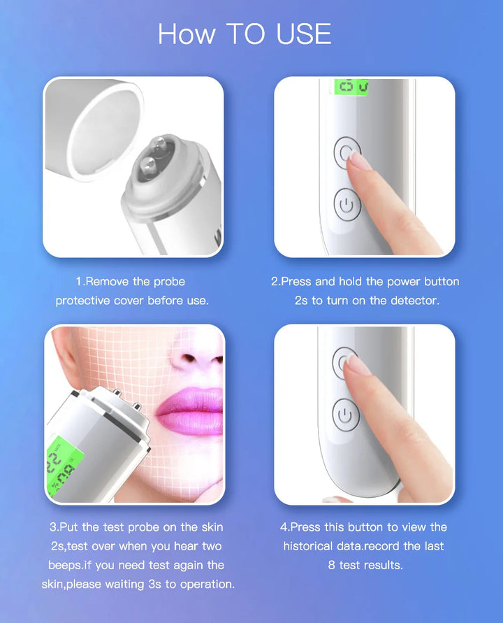 Content Facial Moisture Analyzer Skin Care Tool