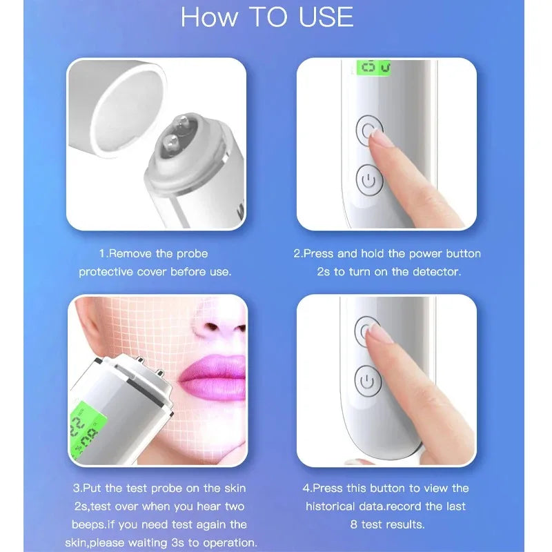 Content Facial Moisture Analyzer Skin Care Tool