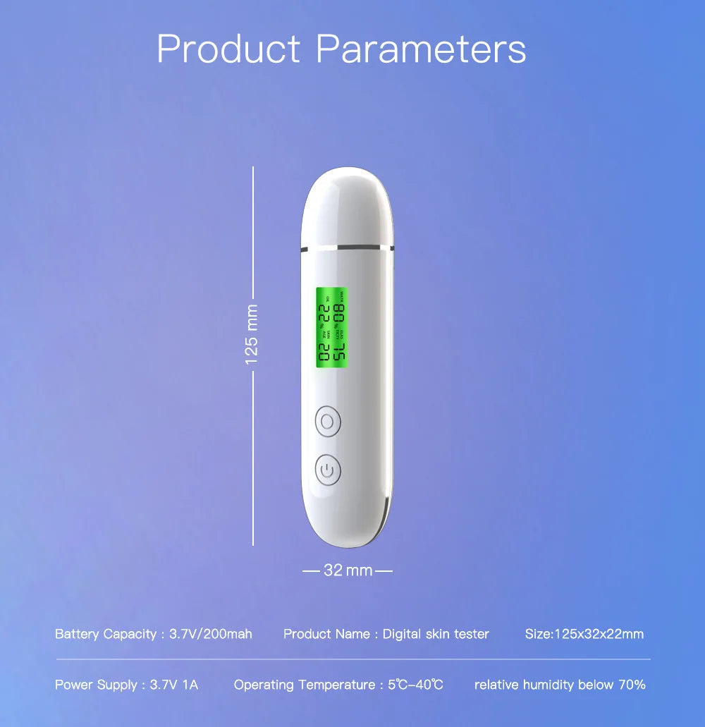 Content Facial Moisture Analyzer Skin Care Tool