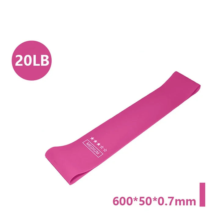 Portable Fitness Workout Equipment Rubber Resistance Bands