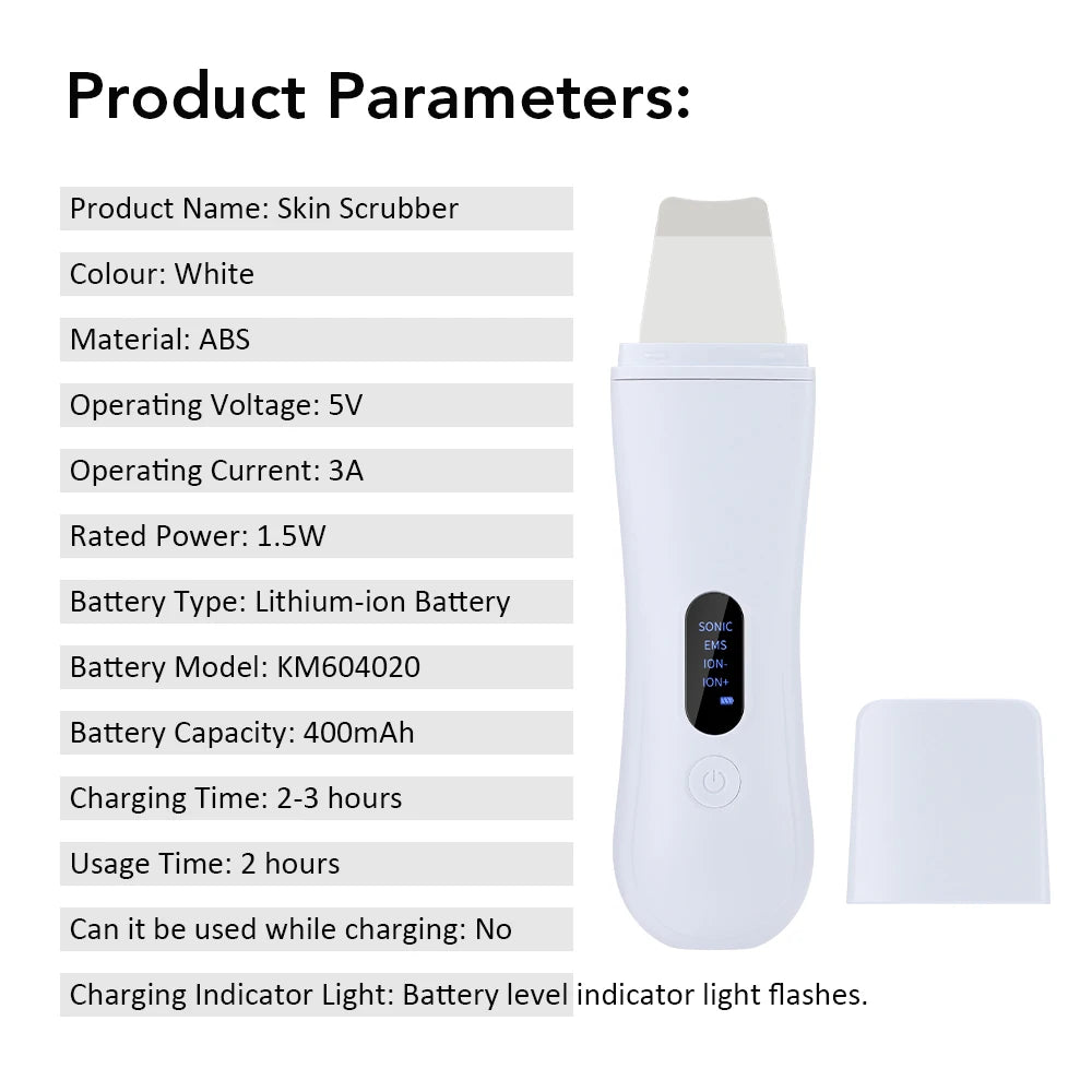Ultrasonic Cleaner Peeling Skin Care Device