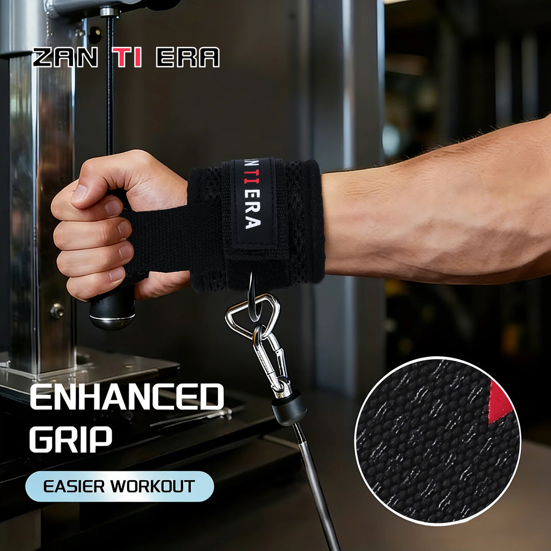 Fitness aid combines a support belt, ankle strap, and wristband