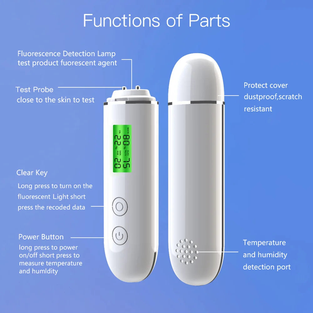 Content Facial Moisture Analyzer Skin Care Tool