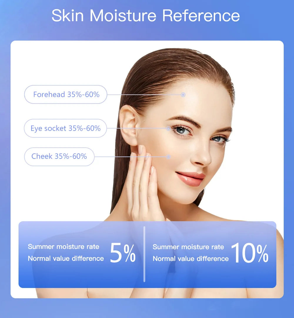 Content Facial Moisture Analyzer Skin Care Tool