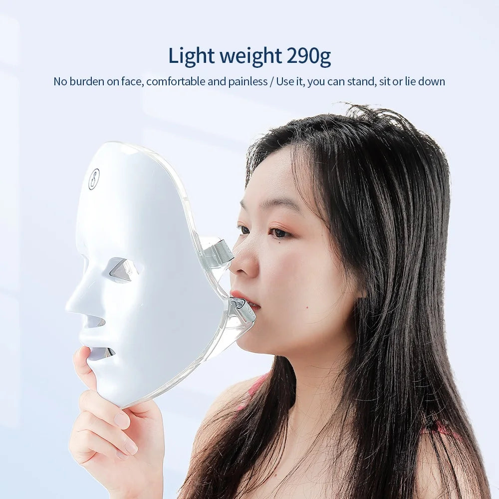 Face Mask LED Repair Skin Beauty Machine Wireless Use